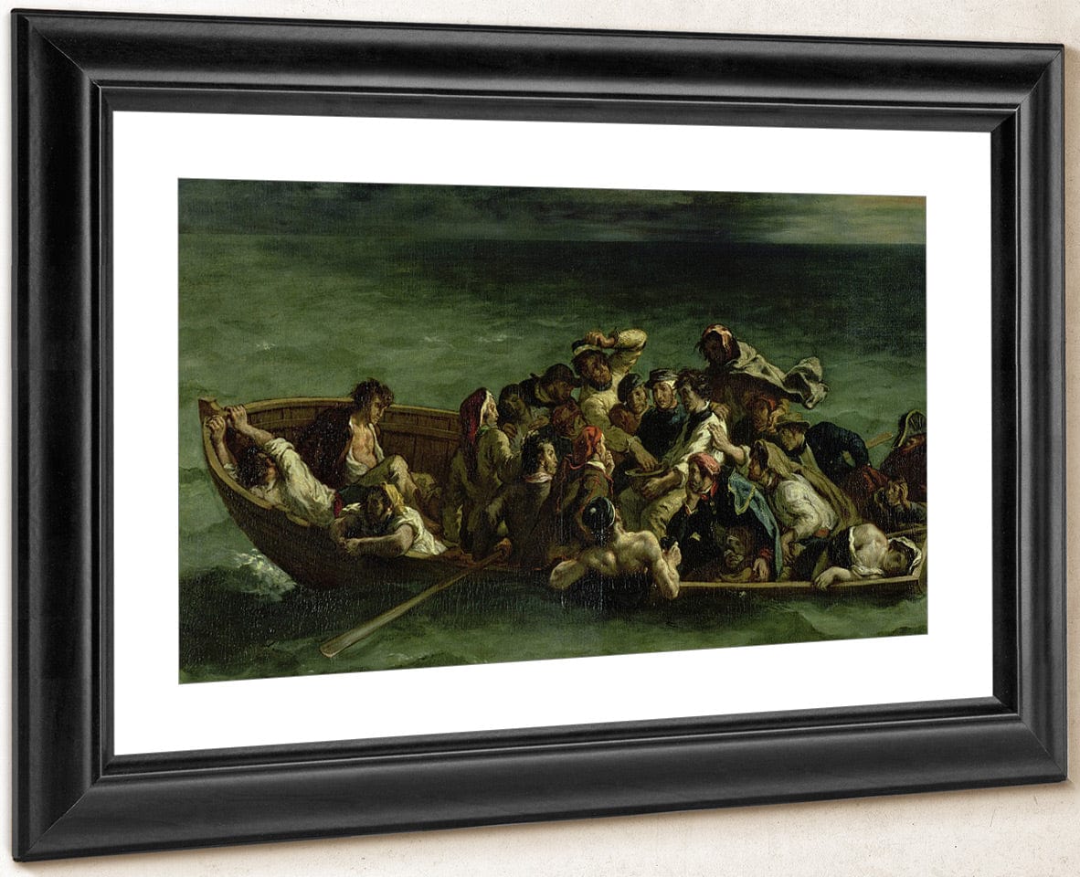 The Shipwreck Of Don Juan By Ferdinand Victor Eugene Delacroix Fine Art Print