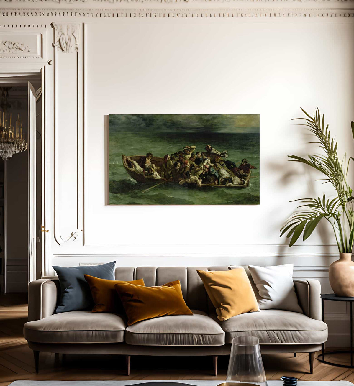 The Shipwreck Of Don Juan By Ferdinand Victor Eugene Delacroix Fine Art Print