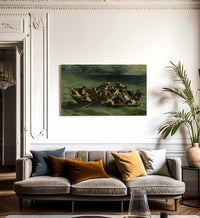 The Shipwreck Of Don Juan By Ferdinand Victor Eugene Delacroix Fine Art Print