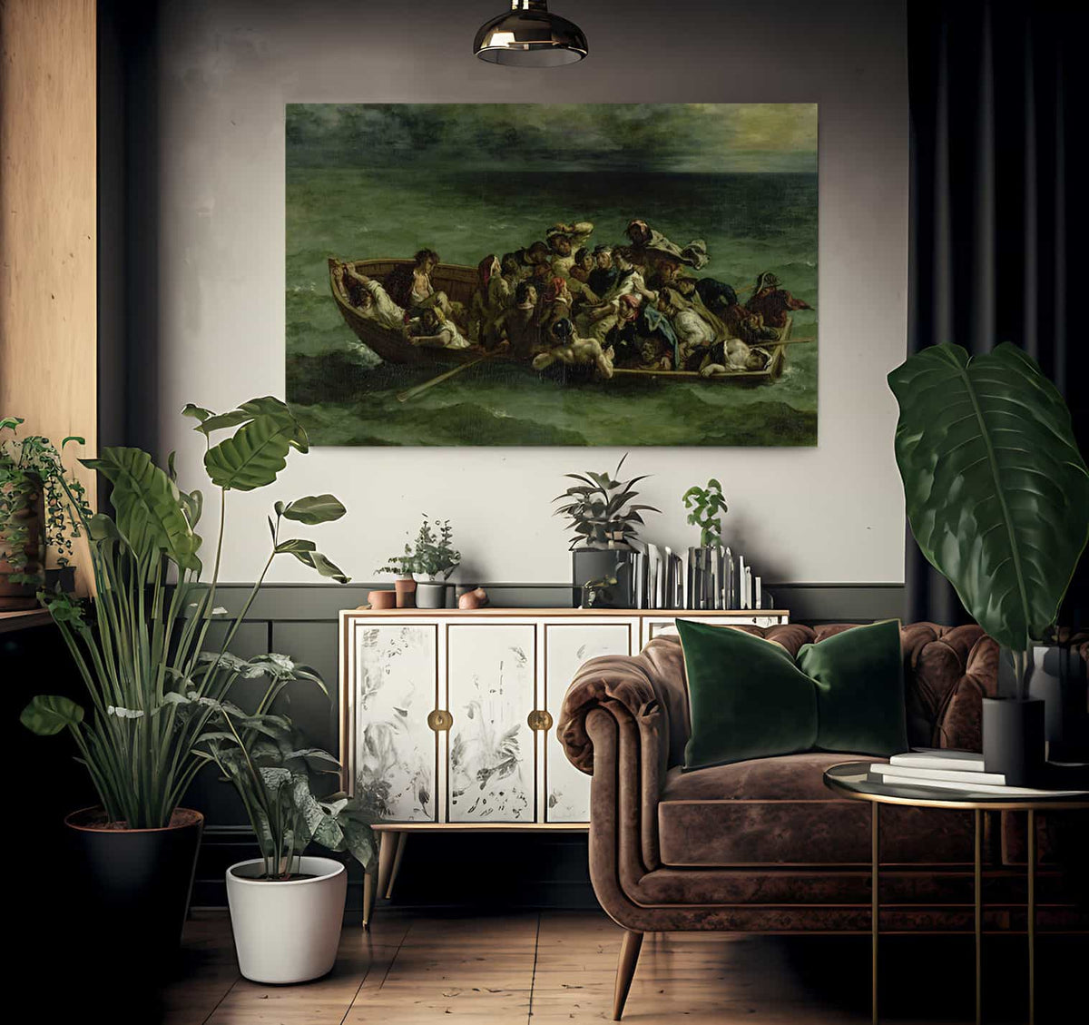 The Shipwreck Of Don Juan By Ferdinand Victor Eugene Delacroix Fine Art Print