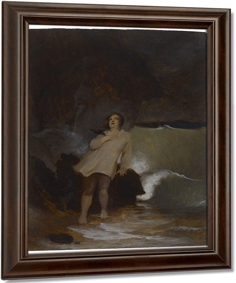 The Shipwreck Of Robinson Crusoe By Thomas Sully Fine Art Print