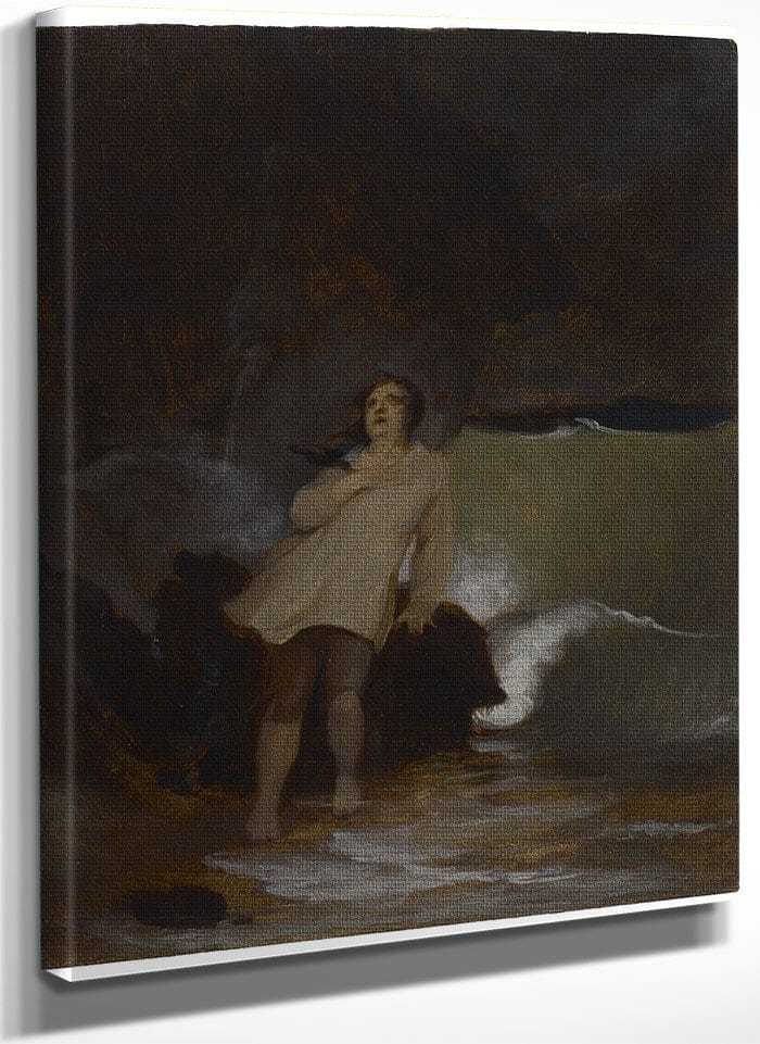 The Shipwreck Of Robinson Crusoe By Thomas Sully Fine Art Print