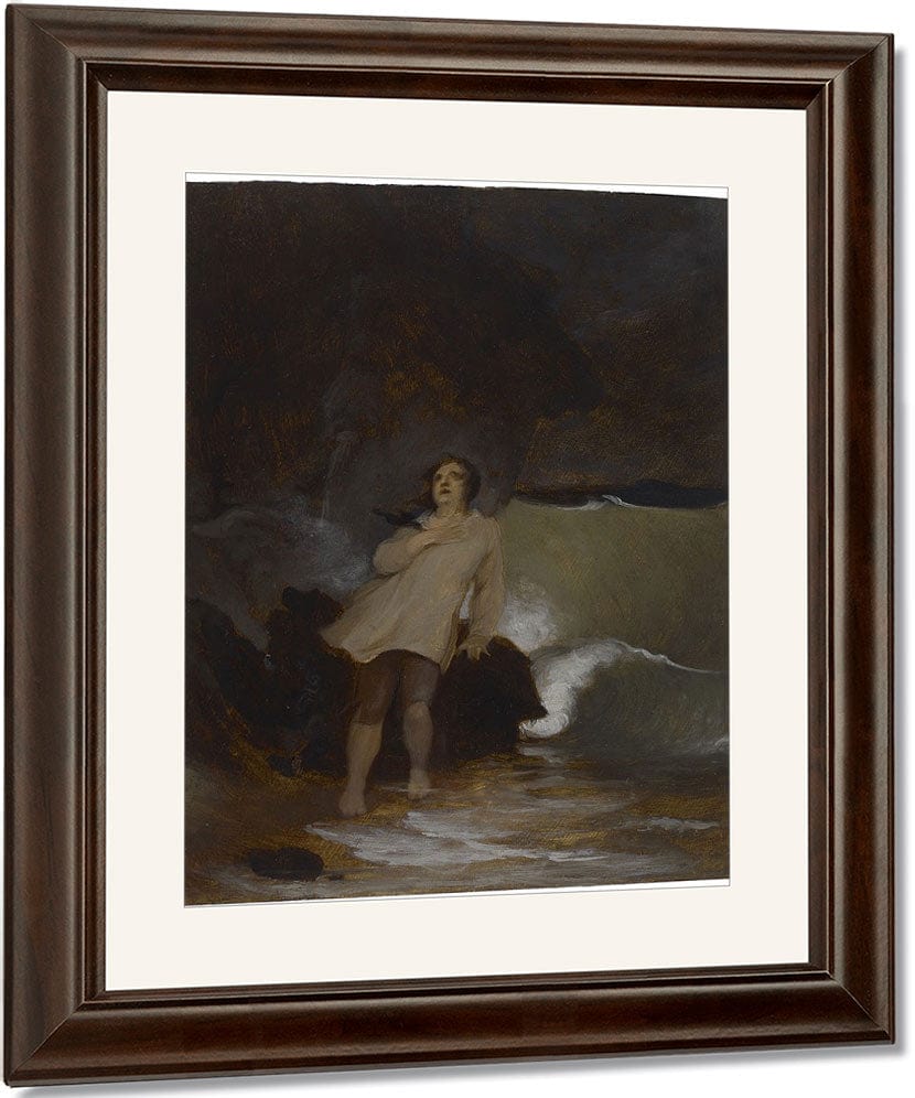 The Shipwreck Of Robinson Crusoe By Thomas Sully Fine Art Print