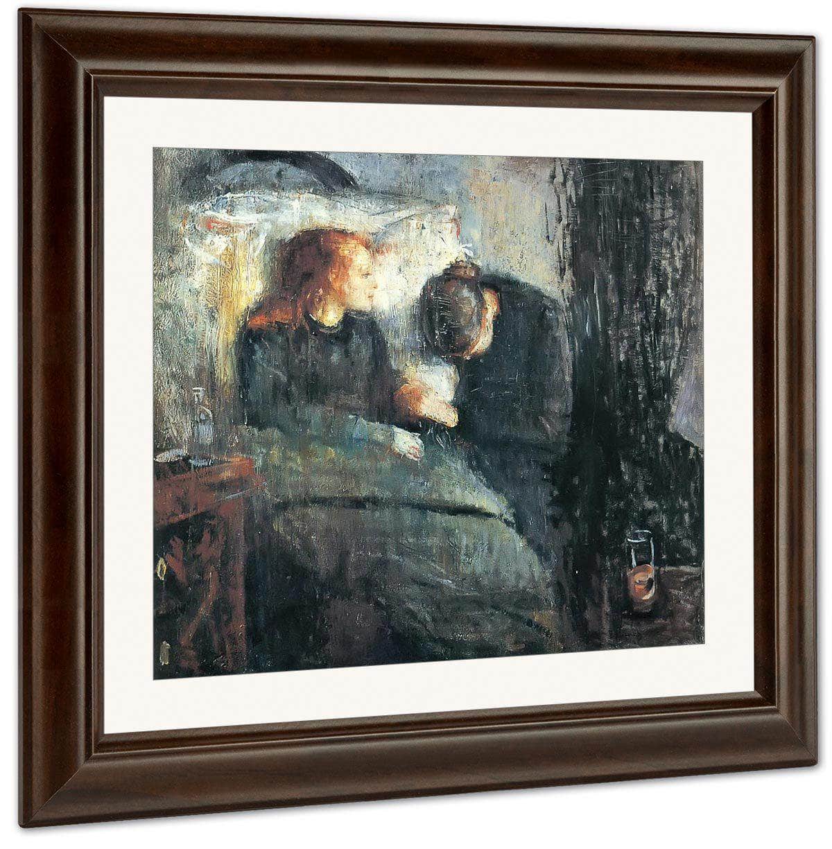 The Sick Child 188586 By Edvard Munch Fine Art Print