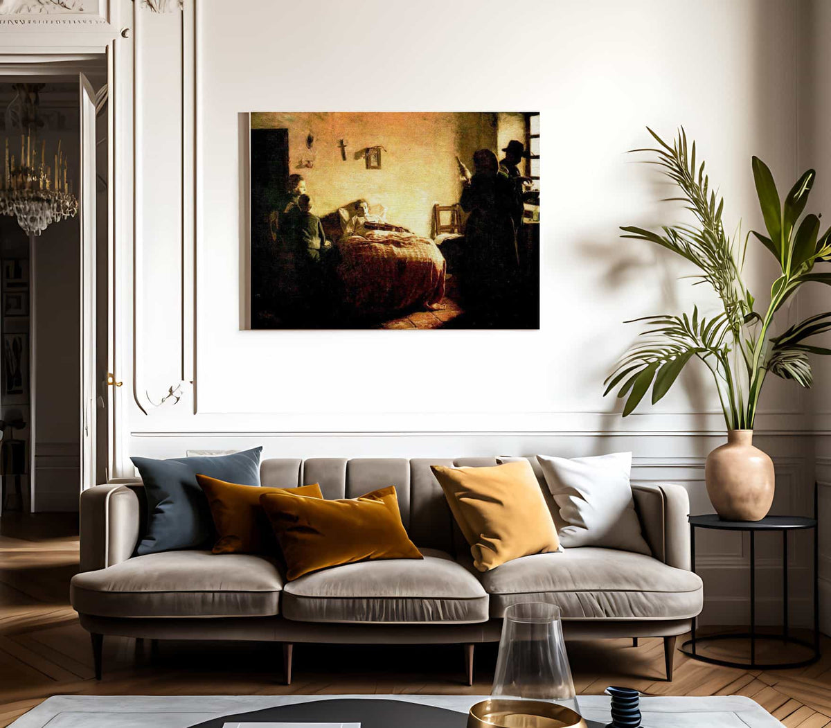 The Sick Violinist 1886 By Cristobal Rojas Poleo Fine Art Print