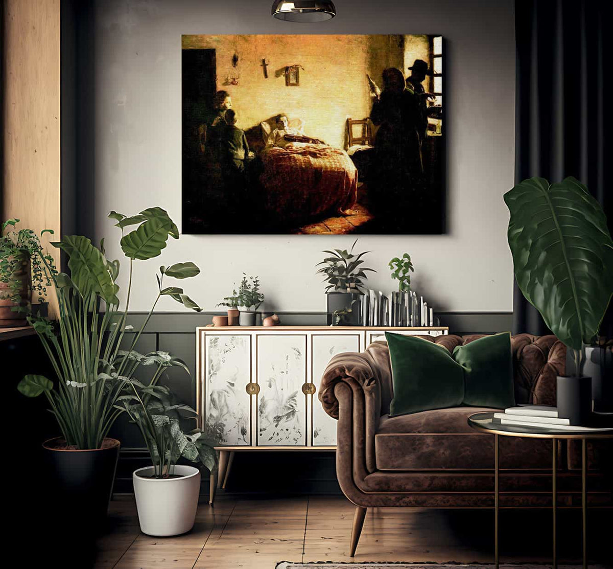 The Sick Violinist 1886 By Cristobal Rojas Poleo Fine Art Print