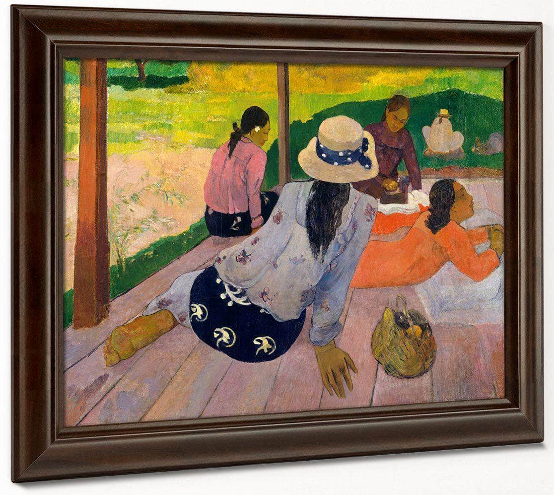 The Siesta 1894 By Paul Gauguin Fine Art Print