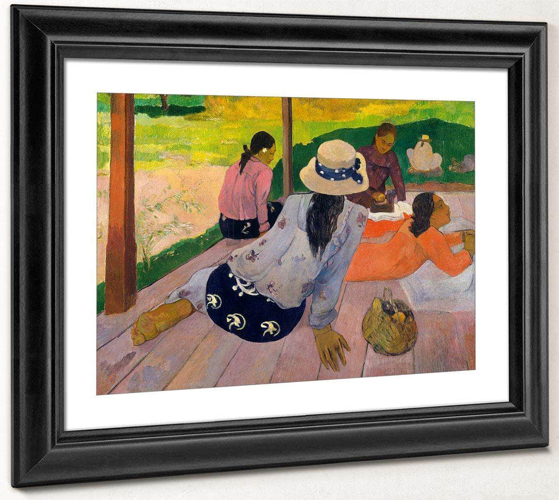 The Siesta 1894 By Paul Gauguin Fine Art Print
