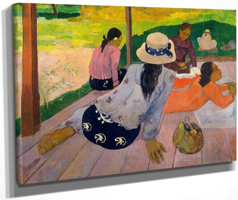 The Siesta 1894 By Paul Gauguin Fine Art Print