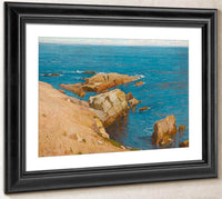 The Silent Summer Sea By William Wendt Fine Art Print