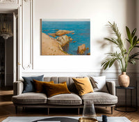 The Silent Summer Sea By William Wendt Fine Art Print