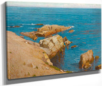 The Silent Summer Sea By William Wendt Fine Art Print