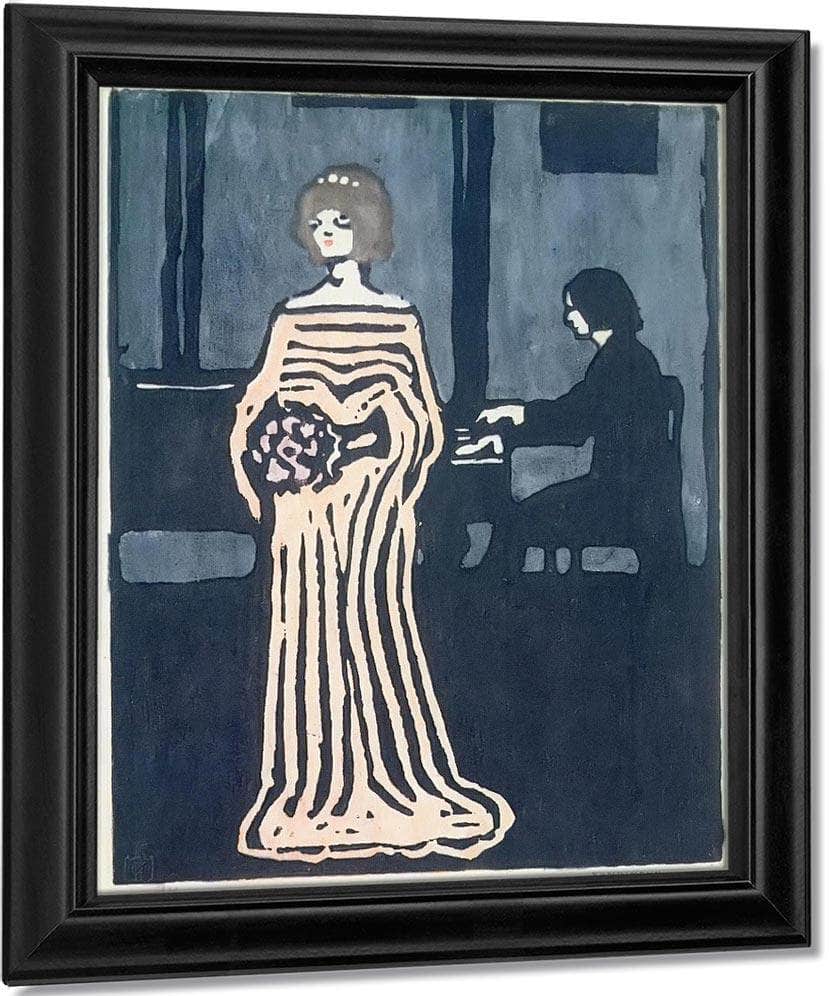 The Singer 1903 By Wassily Kandinsky Fine Art Print