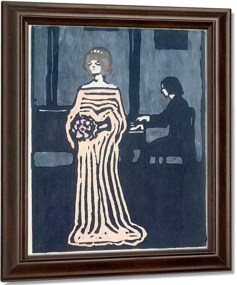 The Singer 1903 By Wassily Kandinsky Fine Art Print