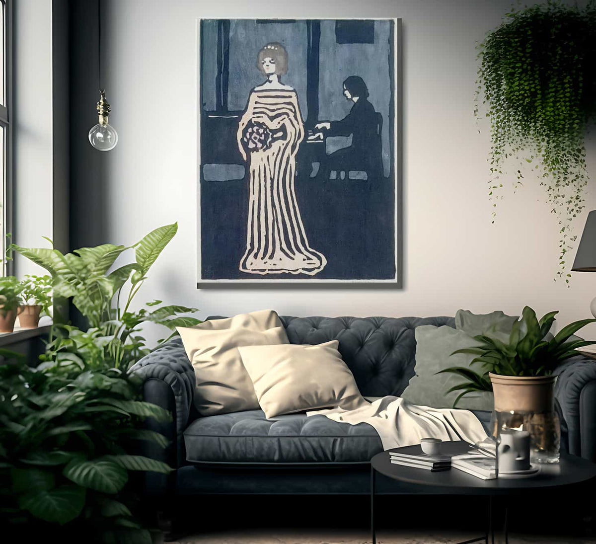 The Singer 1903 By Wassily Kandinsky Fine Art Print