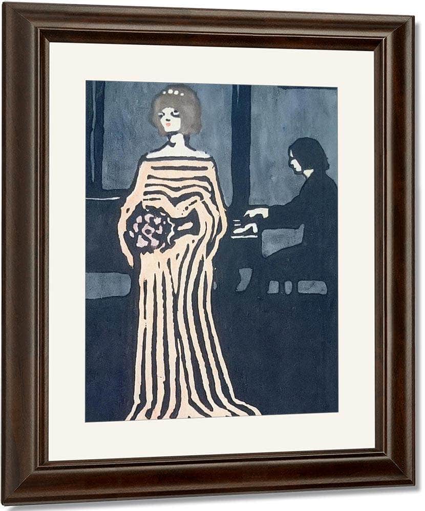 The Singer 1903 By Wassily Kandinsky Fine Art Print