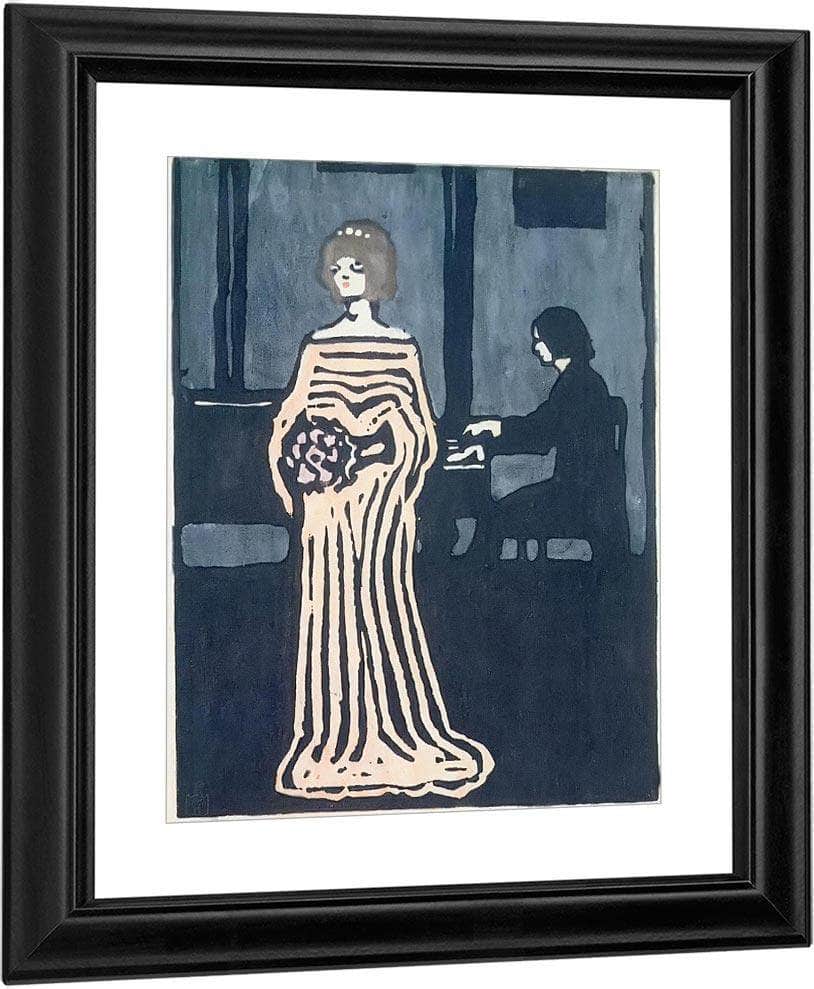 The Singer 1903 By Wassily Kandinsky Fine Art Print