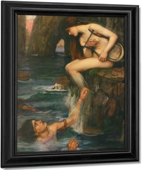 The Siren By John Waterhouse Fine Art Print