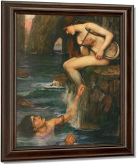 The Siren By John Waterhouse Fine Art Print