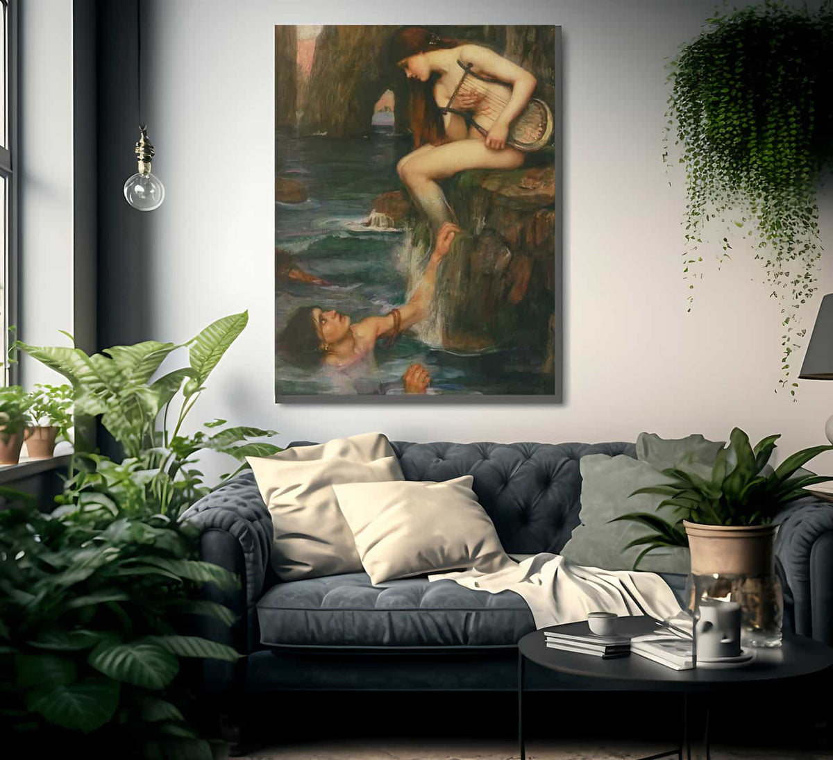 The Siren By John Waterhouse Fine Art Print