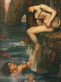 The Siren By John Waterhouse Fine Art Print