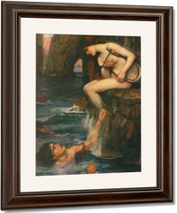 The Siren By John Waterhouse Fine Art Print