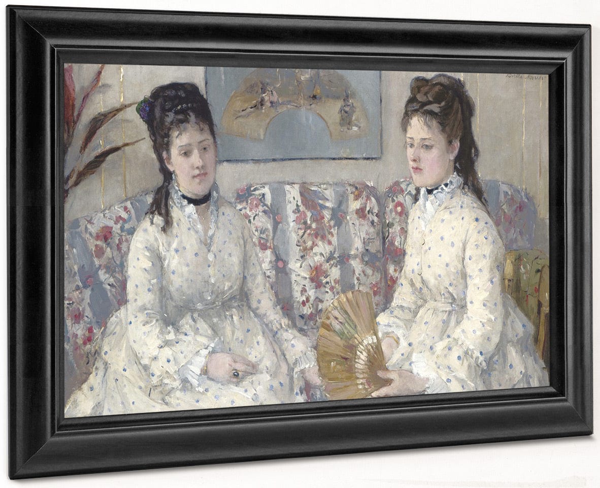 The Sisters By Berthe Morisot Fine Art Print