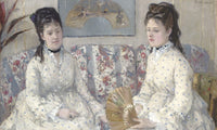 The Sisters By Berthe Morisot Fine Art Print