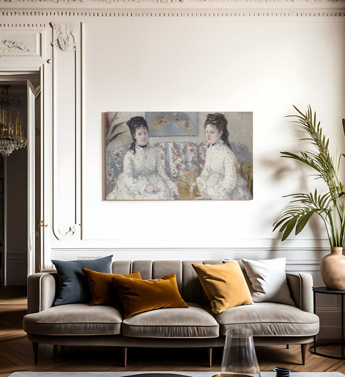 The Sisters By Berthe Morisot Fine Art Print