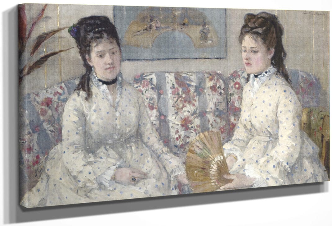 The Sisters By Berthe Morisot Fine Art Print