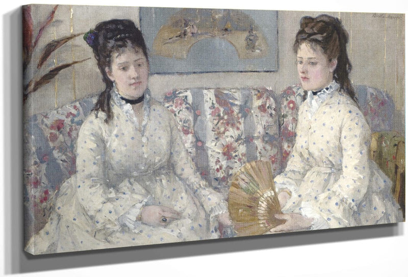 The Sisters By Berthe Morisot Fine Art Print