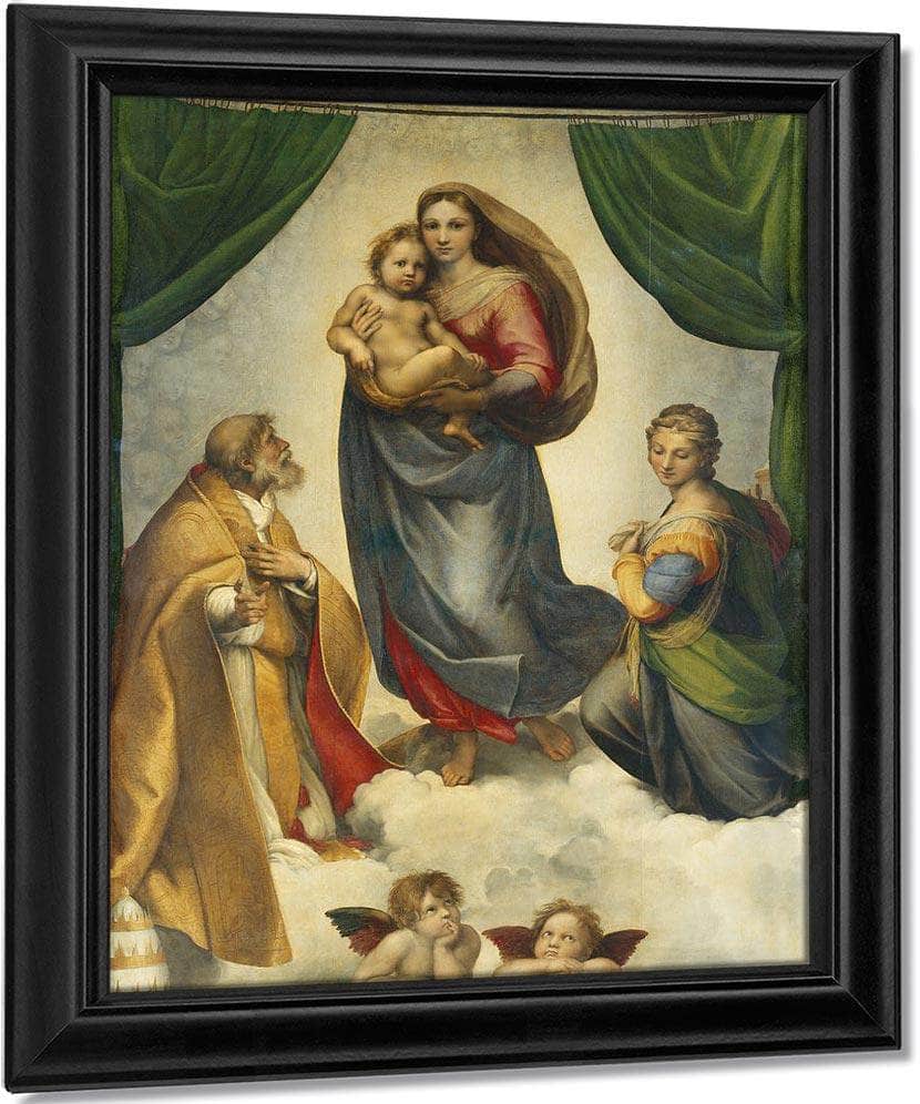 The Sistine Madonna By Raphael Fine Art Print