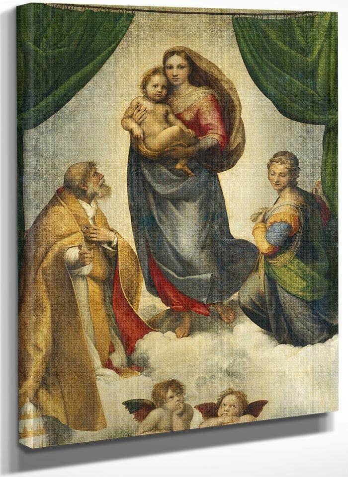 The Sistine Madonna By Raphael Fine Art Print