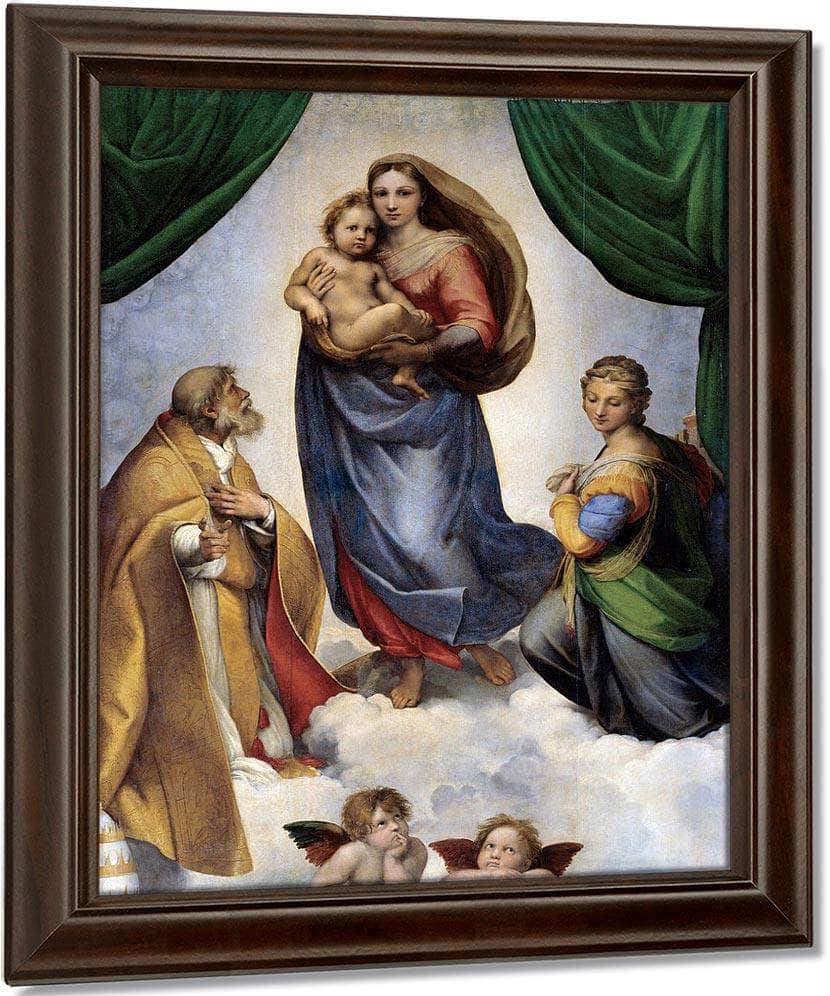 The Sistine Madonna By Raphael Fine Art Print