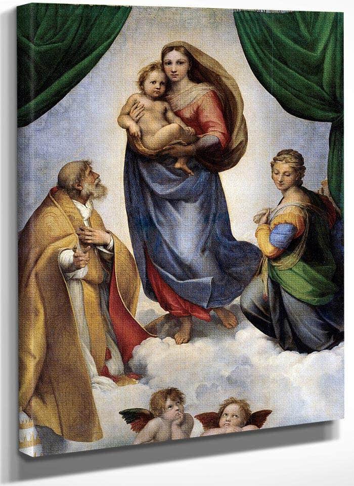 The Sistine Madonna By Raphael Fine Art Print