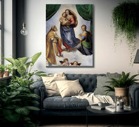 The Sistine Madonna By Raphael Fine Art Print