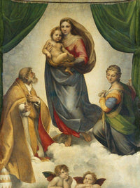 The Sistine Madonna By Raphael Fine Art Print