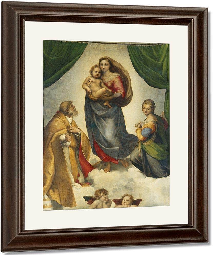 The Sistine Madonna By Raphael Fine Art Print