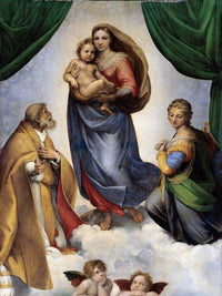 The Sistine Madonna By Raphael Fine Art Print