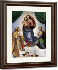 The Sistine Madonna By Raphael Fine Art Print