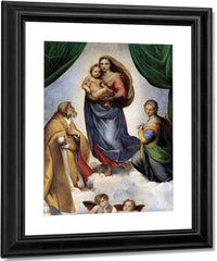 The Sistine Madonna By Raphael Fine Art Print