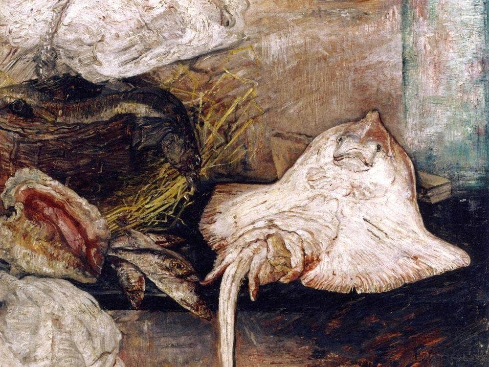 The Skate By James Ensor Fine Art Print