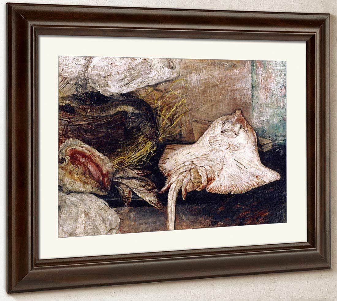 The Skate By James Ensor Fine Art Print