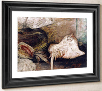 The Skate By James Ensor Fine Art Print