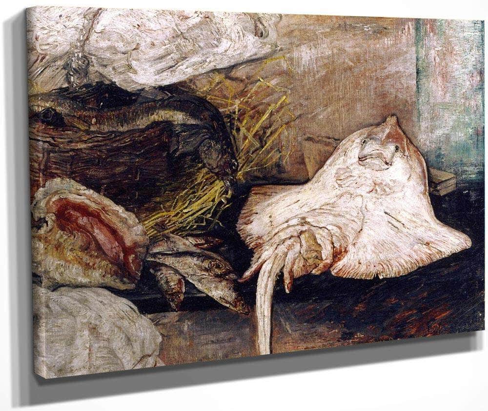 The Skate By James Ensor Fine Art Print