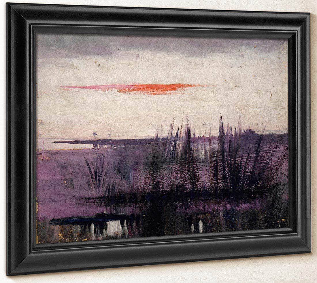 The Sky Simulated By White Flamingoes Study For Book, Concealing Coloration In The Animal Kingdom By Abbott Handerson Thayer Fine Art Print