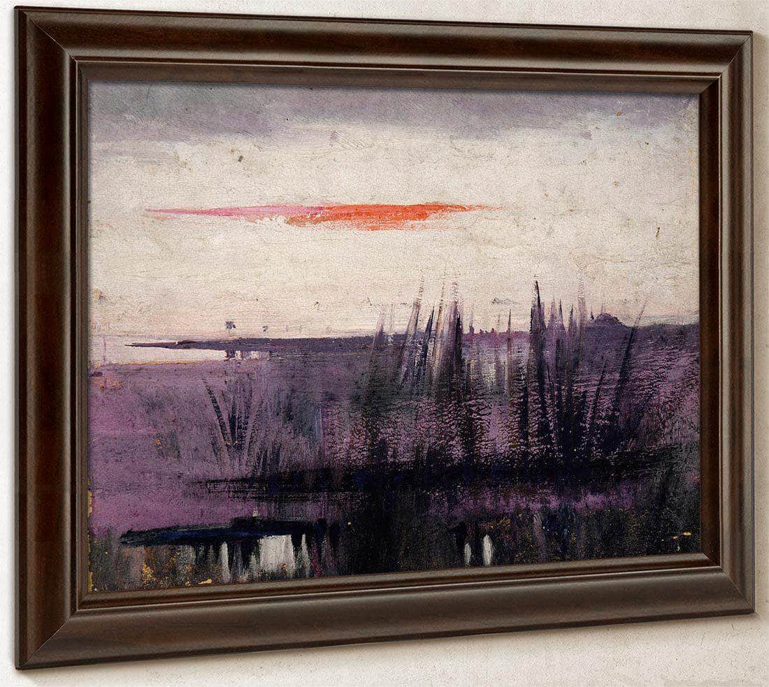 The Sky Simulated By White Flamingoes Study For Book, Concealing Coloration In The Animal Kingdom By Abbott Handerson Thayer Fine Art Print