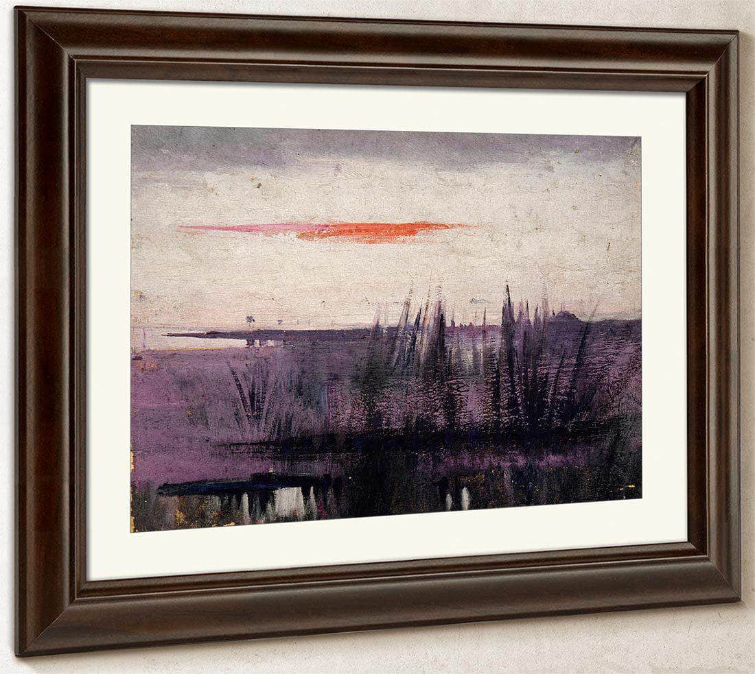 The Sky Simulated By White Flamingoes Study For Book, Concealing Coloration In The Animal Kingdom By Abbott Handerson Thayer Fine Art Print