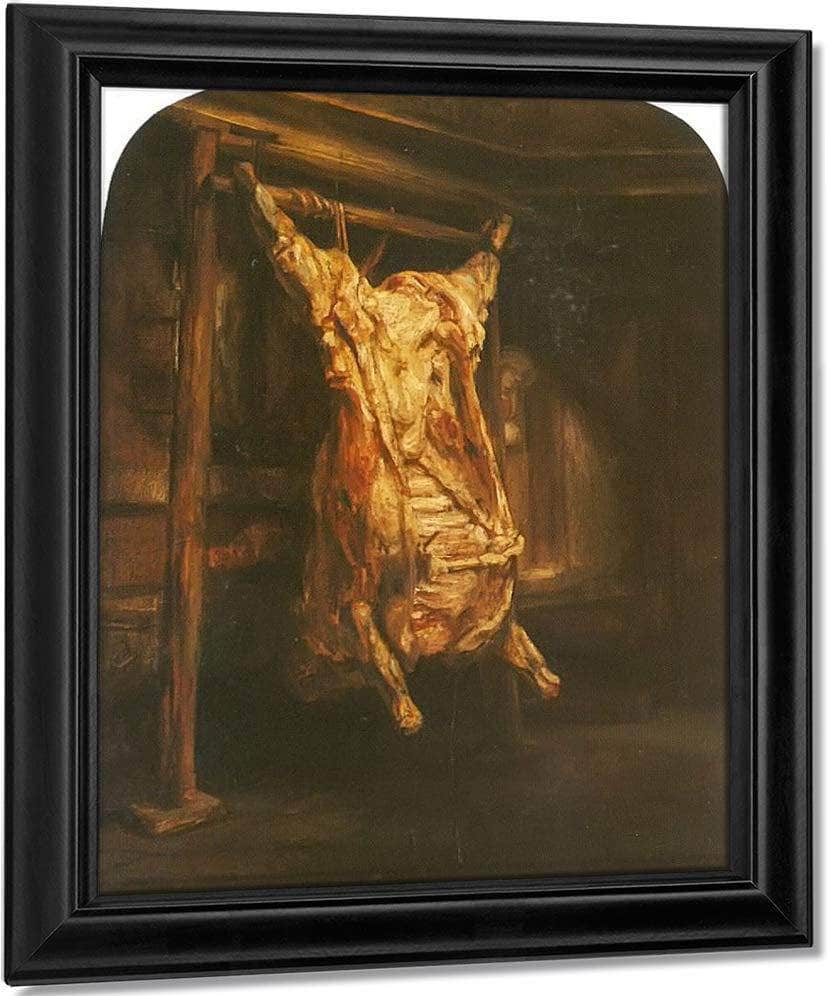 The Slaughtered Ox 1655 By Rembrandt Fine Art Print