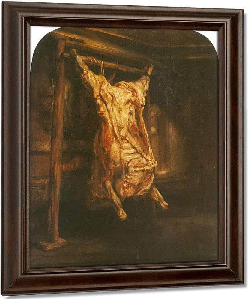 The Slaughtered Ox 1655 By Rembrandt Fine Art Print